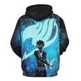 thumbnail image 3 of Fairy Tail Unisex Sweatshirts Loose Pullover Sweater Hooded Hoodie 3D Printing Jacket Winter Fall Clothes XL, 3 of 7