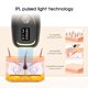 thumbnail image 5 of Depiladora láser de 5 niveles para mujer, dispositivo de depilación permanente con pantalla LCD portátil, Flashes IPL, pulsos, indolora, bikinis de todo el cuerpo, 990.000, 5 of 5