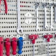 thumbnail image 5 of Raindrops  5 Pcs Peg Board Organizer Bins Pegboard Accessories Shelf Hooks Silver, 5 of 8