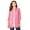 Pink Orchid, variant on Women's Plus Size Jacquard Buttonfront Shirt