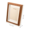 thumbnail image 4 of Minkissy Display Frame Shadow Box Wood Photo Frame Case Rectangular 1Set, 4 of 6