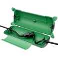 thumbnail image 1 of IP44 Outdoor Waterproof Box by Restmo, Weatherproof Extension Cord Cover, Safety Connection Seal for Outdoor Outlet, Electrical Plug, Holiday Decorations, LED Strip Light, Power Tool, Green, 1 of 7