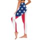 thumbnail image 1 of Gibobby Leggings Vinipiel Día la Inparapenparancia para las mujeres 4 julio Leggings estampados Pantalones cintura alta de yoga Correr Pilates Gimnasio Pantalones yoga Medias Compresión（Rojo， L), 1 of 4