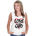 thumbnail image 3 of Love is From God Heart Christian Tank Top Tee Shirt Women Brisco Brands S, 3 of 6