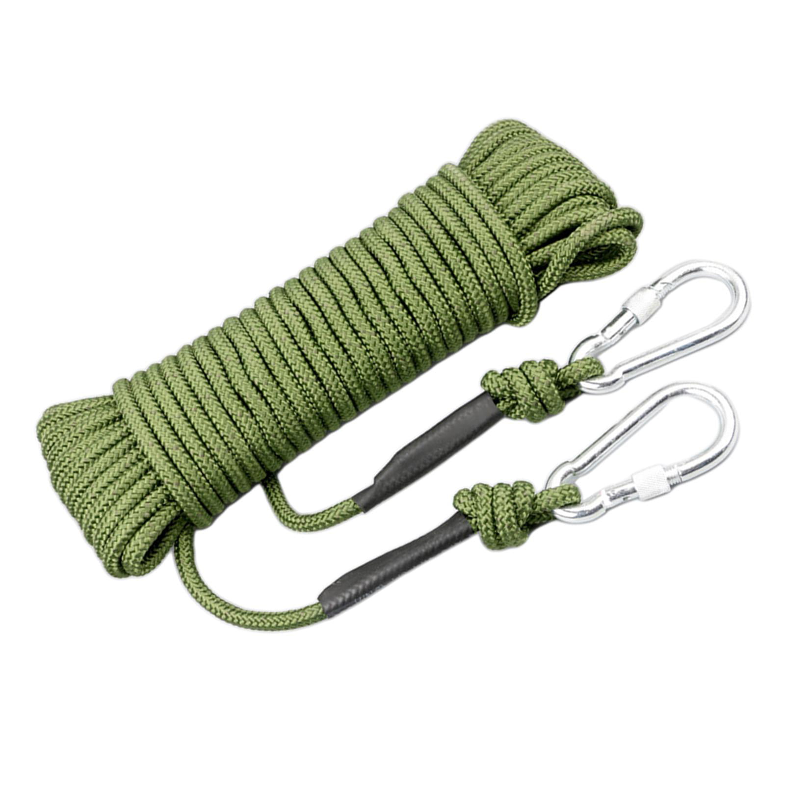 Details about   32ft 49ft 65ft 98ft 164ft 8mm Tree Climbing Hiking Gear Fire Escape Safety Rope 