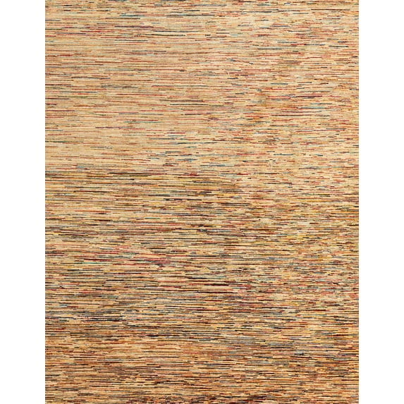 Ahgly Company Indoor Rectangle Abstract Red Oriental Area Rugs, 7' x 9'