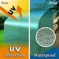 thumbnail image 7 of YardGrow Greenhouse Replacement Cover for 10x5x7'H Outdoor Lean to Walk-in Wall Greenhouse Portable Waterproof Hot House (Green), 7 of 7