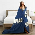 thumbnail image 5 of Quinnipiac University Logo Ultra-Soft Micro Fleece Blanket Soft Comfortable Flannel Blanket Available for Bed Couch Living Room, 5 of 6