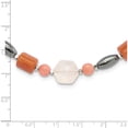 thumbnail image 4 of Sterling Silver Hematite/Multi Stone 18.5In W/2In Ext Necklace (Width 12) (Length 20.5) - Jbsp, 4 of 5
