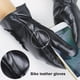 thumbnail image 3 of Qarigey 2 uds guantes de conducción para mujer con pantalla táctil térmicos de invierno tendencia de moda elasticidad simplicidad manoplas guantes y mitones, 3 of 6