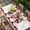 Red, variant on Valentine's Day Table Cloths for 6 Foot Rectangle Tables, Vintage Love Heart Romantic Roses Gnomes Patio Waterproof Elastic Fitted Tablecloths, Washable Rectangular Table Cover for Camping