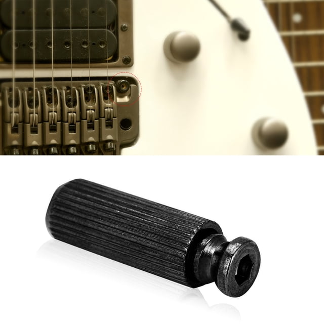 2 Uds. De 8mm, Pernos De Puente De Trémolo De Guitarra, Anclajes Eléctricos Ajustables Para Floyd Rose Negro