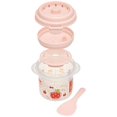 thumbnail image 3 of Skater Micro-Ondes Riz Machine à Riz 1 Aller avec Lattes Hello Kitty Bonheur Fille Sanrio 640ml UDG1, 3 of 5