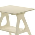 thumbnail image 3 of Roundhill Furniture 3-Piece Coffee Table Set, Coffee Table and Two End Tables, Off-White Finish, 3 of 13