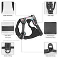 thumbnail image 6 of Fotbe Bright Butterflies1 Pattern Dog Harness, No-Pull Pet Harness with 2 Leash Clips, Adjustable Soft Padded Dog Vest with Easy Control Handle for Large Dogs-X-Large, 6 of 6