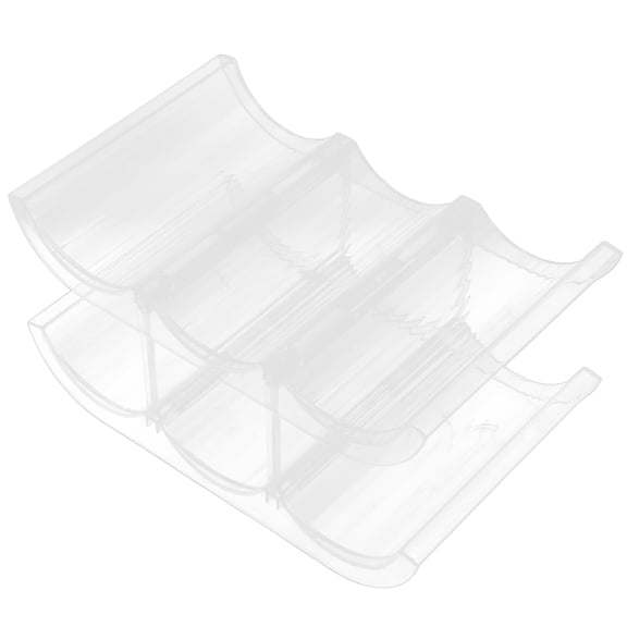 WORGEOUS Versatile Wine Rack Tumbler Storage Double-Layer Beverage Organizer Water Bottles Organizer Drink Bottle Stand for Kitchen Countertop
