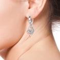 thumbnail image 4 of Pendientes Mujeres Corazón Señoras Pendientes Corazón Eterno Largo Cristal Moda Temperamento Pendientes Colgante, 4 of 5
