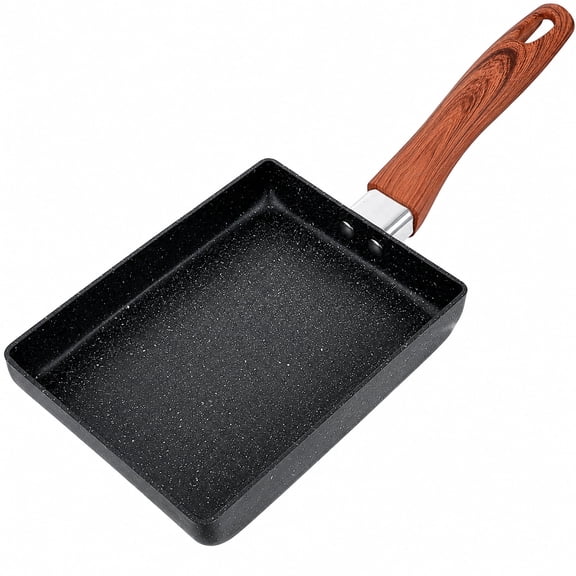 Tamagoyaki Pan, Japanese Omelette Pan Nonstick 7.4x5.9 Inch, Square Egg Pan for Gas Electric Induction Stove, Rolled Omelet Skillet
