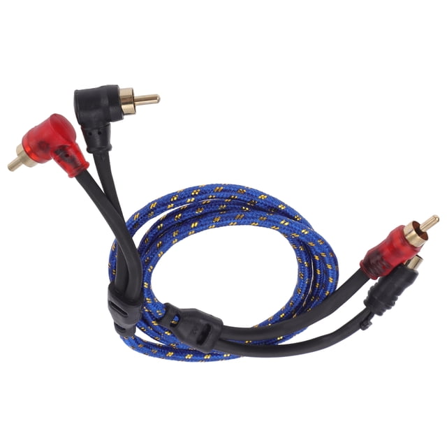 Amplificador de audio para automóvil Unique Bargains, cableado de 1 m (3.28 pies), compatible con amplificador de audio, cableado completo, azul, 1 pieza
