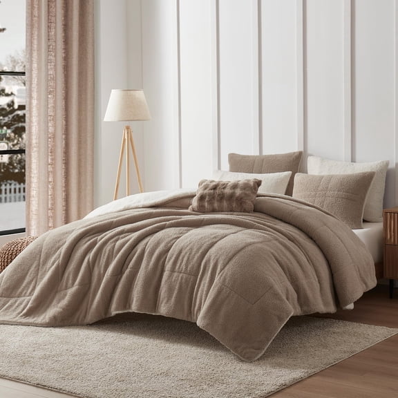 Wonderful Luxury Tufted Plush Reversible 3-Piece Comforter Set – Ultra-Soft All-Season Bedding