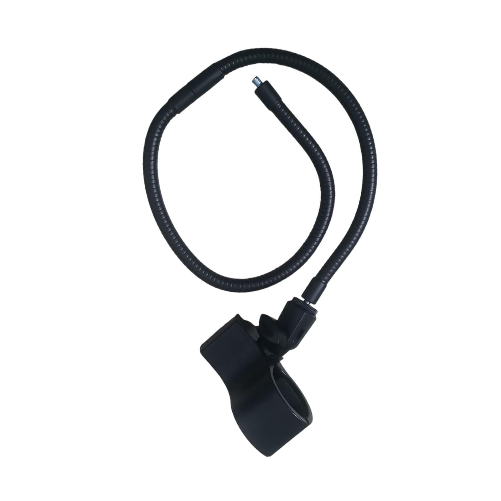 MERIGLARE Neck Mic Holder Handsfree Microphone Stand Mount Accessories Adjustable Clamp Lightweight pp Material Suitable for Classroom Performance Teacher Singer style B