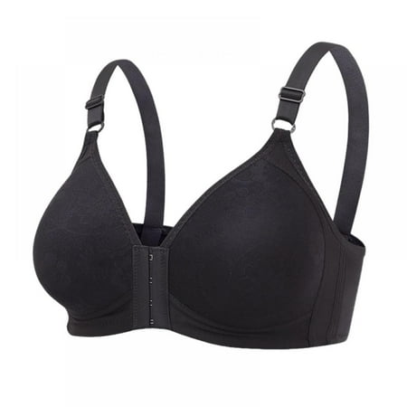 

Women s Racerback Front Closure Bra No Padded Underwire Support Bras Pack of 1