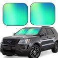 thumbnail image 1 of Fotbe blue green colors Juego de 2 Piezas de Parasoles para Parabrisas | Bloqueador Solar para Auto | Accesorios Plegables para Protección Solar Interior-Large, 1 of 6