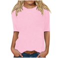 thumbnail image 2 of SDNall womens tops Half Sleeves Casual Shirts Pullover Loose Blouse, 2 of 9