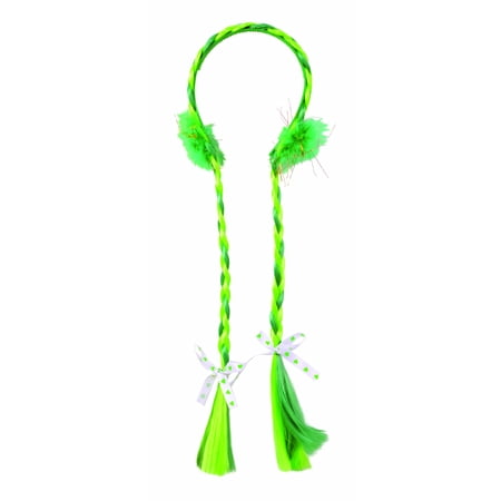 St Patrick's Day Green Braid Headband