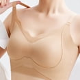 thumbnail image 5 of Fatuov Wireless Bra for Women Adjustable Straps Breathable Bra Solid Color Push Up Full Coverage Sleep Bra 42B, 5 of 5