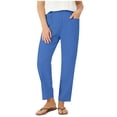 thumbnail image 2 of PYGNJK Women's Straight Leg Pants Yoga Pants High Waisted Casual Dress Pants With Pockets, 2 of 6