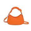 thumbnail image 1 of Bolso de hombro para mujer PU Crossbody Bag plisado Casual Simple Messenger Bag (naranja), 1 of 7