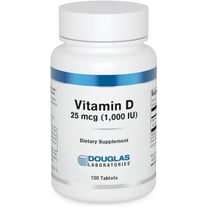 Douglas Laboratories Vitamin D (1,000 I.U.) | Vitamin D3 to Support Bones, Teeth, Cell Growth, and Immune Function* | 100 Tablets