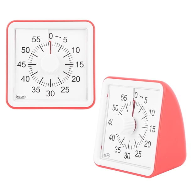 Mute Visual Timer, Visual Timer Time Management Silent For School Red ...