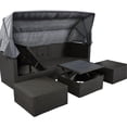 thumbnail image 5 of Outdoor Sectional Seating with Five-Level Recline | Relax at Favorite Angle in Garden | PE Rattan and Polywood Table | Enhance Leisure Experience, 5 of 6