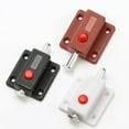 thumbnail image 4 of 10Pcs Plastic Cabinet Push Button Spring Load Automatic Door Bolt Latches Lock, 4 of 5