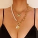 thumbnail image 3 of Collares de Doble Capa onlyliua para El Hogar Joyas de Mujer Regalos Festivos, 3 of 5