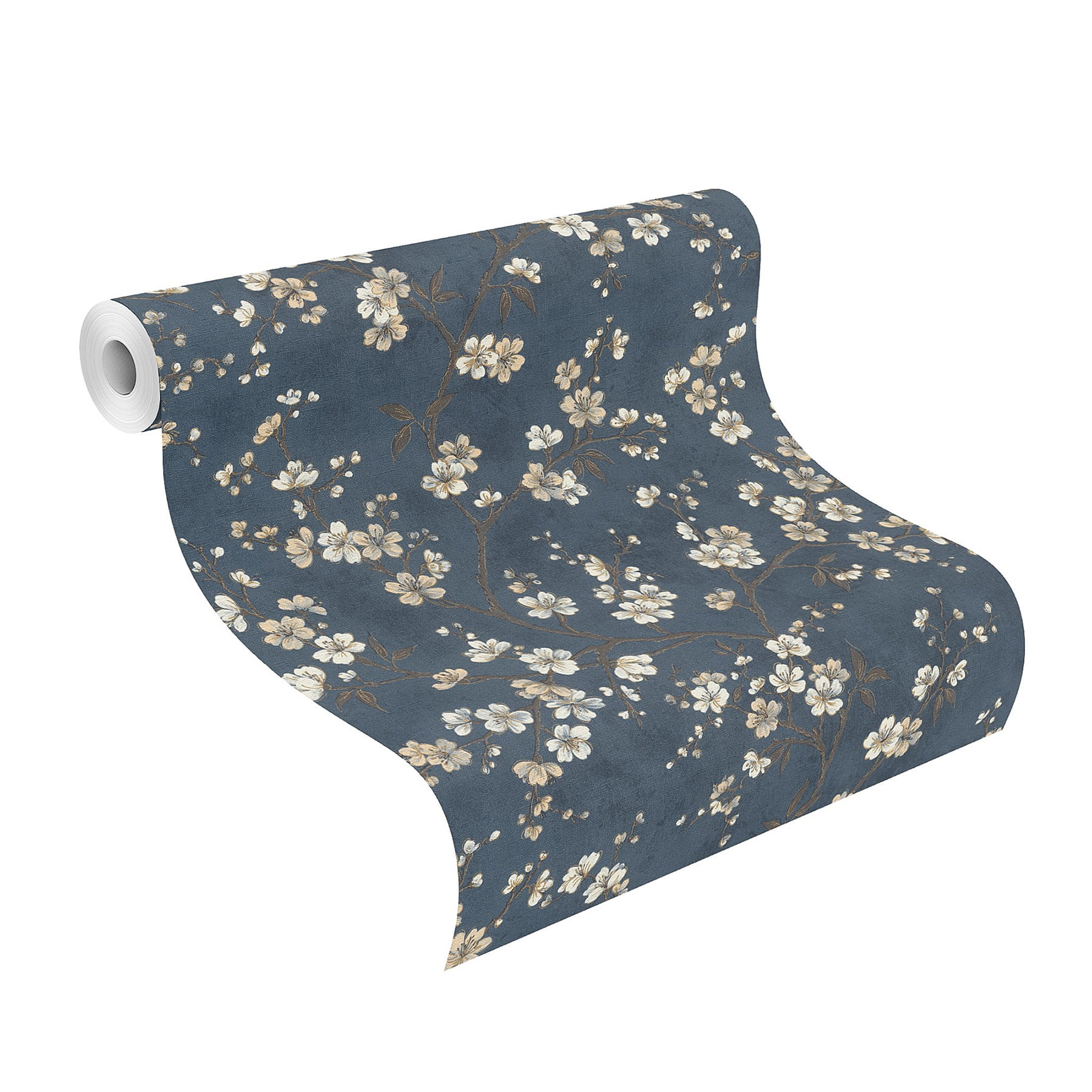 Rasch Tsubomi Blue Cherry Blossom Wallpaper