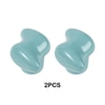 thumbnail image 4 of relayinert 2pcs/set Wardrobe Door Handles With Moisturizing Texture Cute Comfortable Grip Single Hole Handles Lightning green, 4 of 6