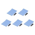 thumbnail image 1 of 500 piezas de concentrador LAN Ethernet con puerto RJ45 azul, tapa protectora antipolvo con cerradura y llave patentadas, 1 of 8
