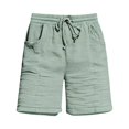 thumbnail image 7 of MYAOYI Womens Drawstring Muslin Shorts Loose Fit Gauze Summer Bottoms, 7 of 7
