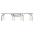 thumbnail image 2 of Trade Winds Raymond 4-Light Bathroom Vanity Light in Brushed Nickel, 2 of 6