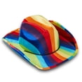 thumbnail image 2 of Rubies Rainbow Cowboy Hat, One Size, 2 of 5