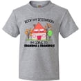 thumbnail image 3 of Inktastic Book my Reservation- I'm Going To Grandma and Grandpa's Youth T-Shirt, 3 of 5