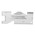 thumbnail image 2 of Seam Gauge, Quilting Ruler Aluminium Alloy Flexible High Accuracy  For Needlework, 2 of 8