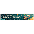 thumbnail image 1 of Colorful Welcome Back to School Banner with Planets Stars Rocket and School Supplies, Backdrop Decor for School Events Photography Props Classroom Decorations Party Decor, 1 of 4