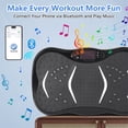thumbnail image 6 of JDNRXO Vibration Plate Exercise Machine, Vibration Plate with Loop Bands & Remote, Power Plate Vibration Platform for Weight Loss, Toning & Wellness, 6 of 8