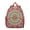 Red-7, variant on Geometric Paisley Students Backpack - Abstract Decorative Pattern with Mandala Inspired Exotic Artwork, Stylish Vintage Retro Design, Durable Lightweight Oxford Fabric