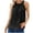 Black, variant on Spring Tops for Women Womens Tank Tops Women's Sleeveless Summer Sexy Sequin Round Neck Strap Top Womens Clothes under $8