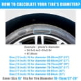 thumbnail image 5 of Unique Bargains Universal 190T Polyester Spare Tire Cover for Jeep Trailer RV SUV Truck Wheel Black-15 Inch, 5 of 6